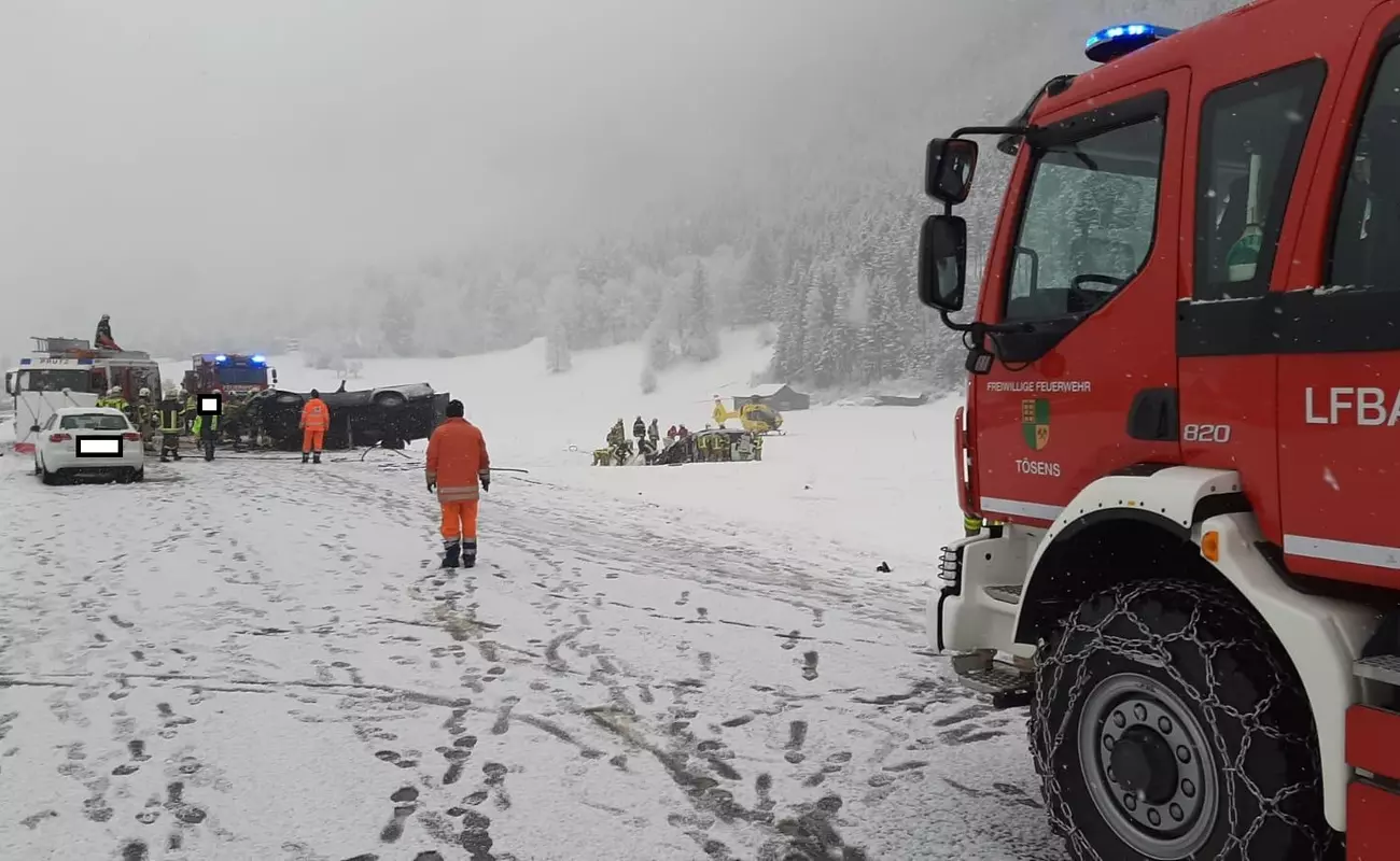 14.02.2020 – Schwerer Verkehrsunfall bei Tösens