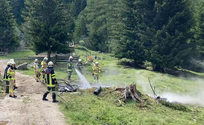 Waldbrand Ochsenboden - 03.07.2020